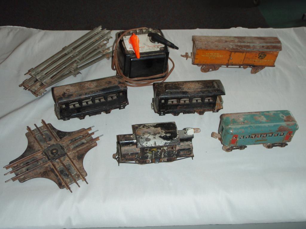 vintage Lionel train set