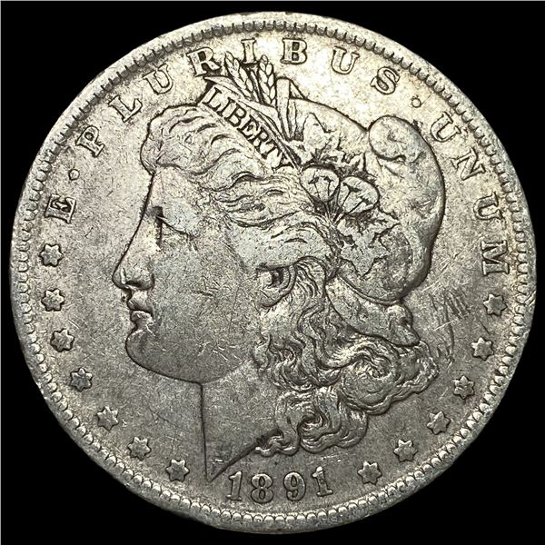 1891-O Silver Morgan Dollar LIGHTLY  CIRCULATED