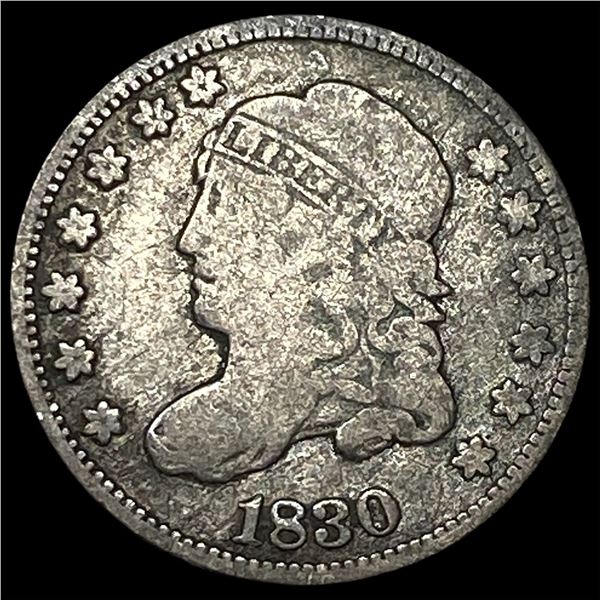 1830 Capped Bust Half Dime NICELY CIRCULATED