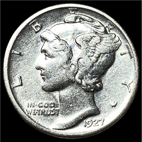 1927-D Silver Mercury Dime CLOSELY  UNCIRCULATED