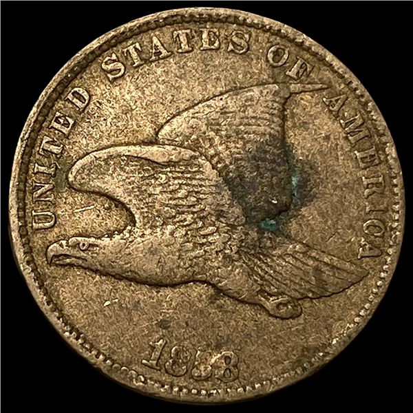 1858 Copper-Nickel Flying Eagle Cent LIGHTLY  CIRCULATED