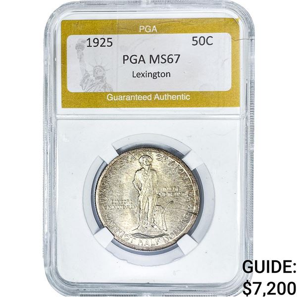 1925 Lexington Half Dollar PGA MS67