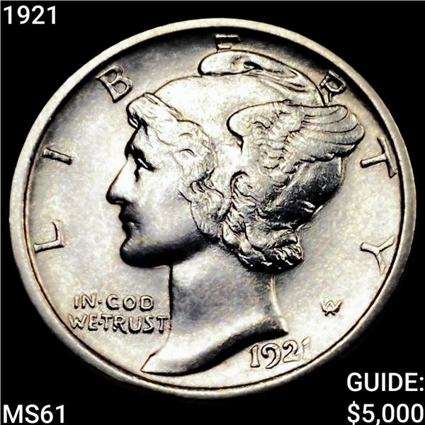 1921 Mercury Dime UNCIRCULATED