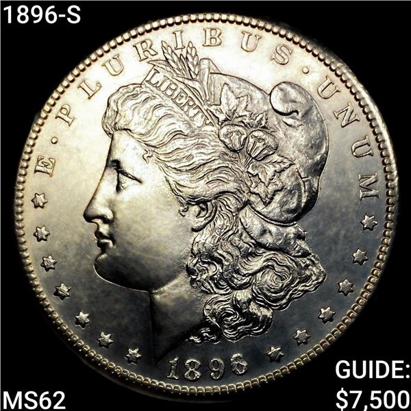1896-S Morgan Silver Dollar UNCIRCULATED