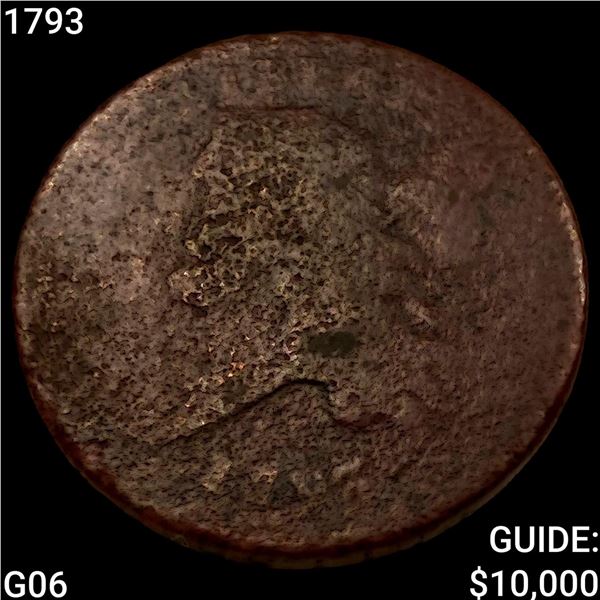 1793 Liberty Cap Half Cent NICELY CIRCULATED
