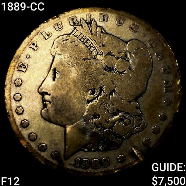 1889-CC Morgan Silver Dollar NICELY CIRCULATED