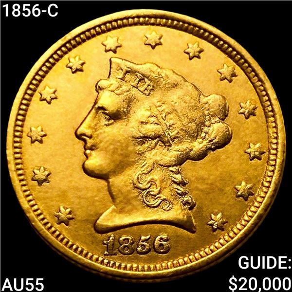 1856-C $2.50 Gold Quarter Eagle HIGH GRADE