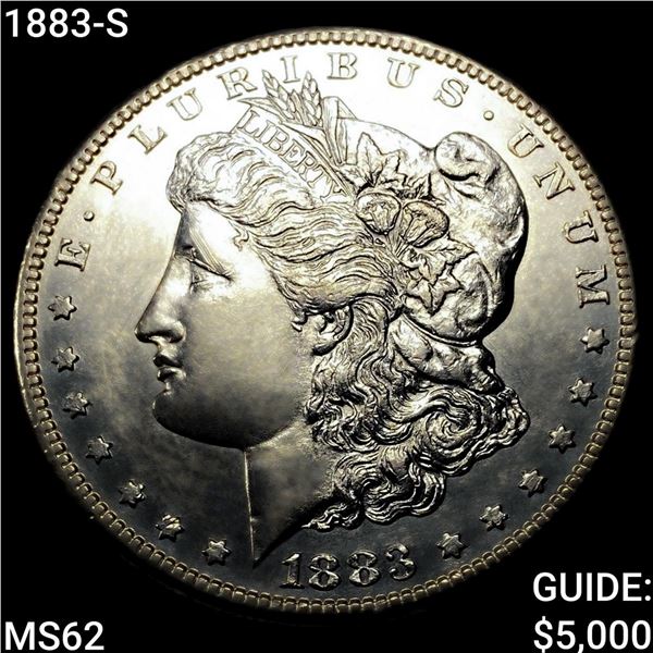 1883-S Morgan Silver Dollar UNCIRCULATED