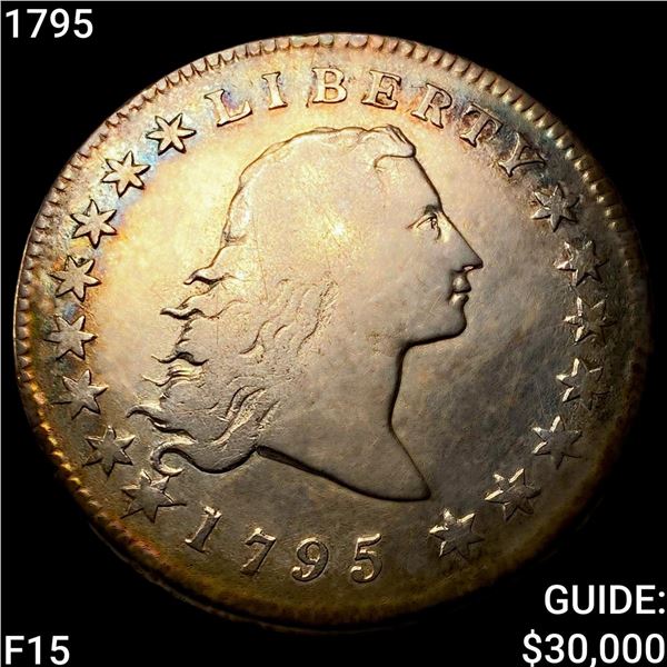 1795 Flowing Hair Dollar NICELY CIRCULATED