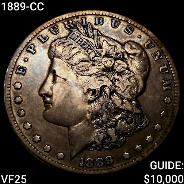 1889-CC Morgan Silver Dollar LIGHTLY CIRCULATED