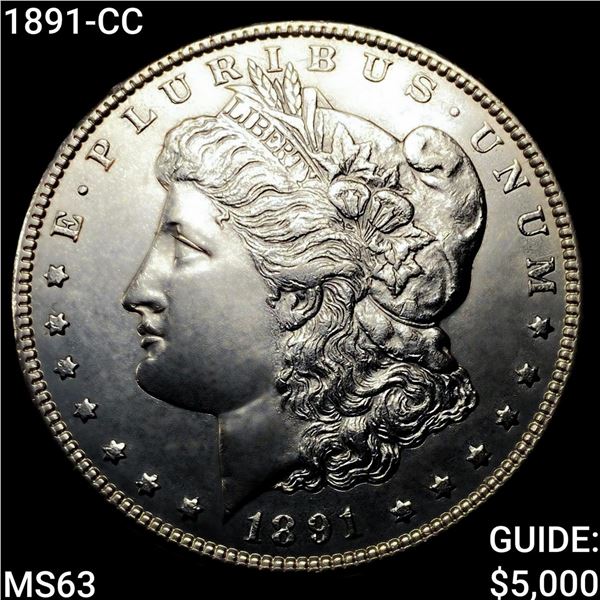 1891-CC Morgan Silver Dollar CHOICE BU