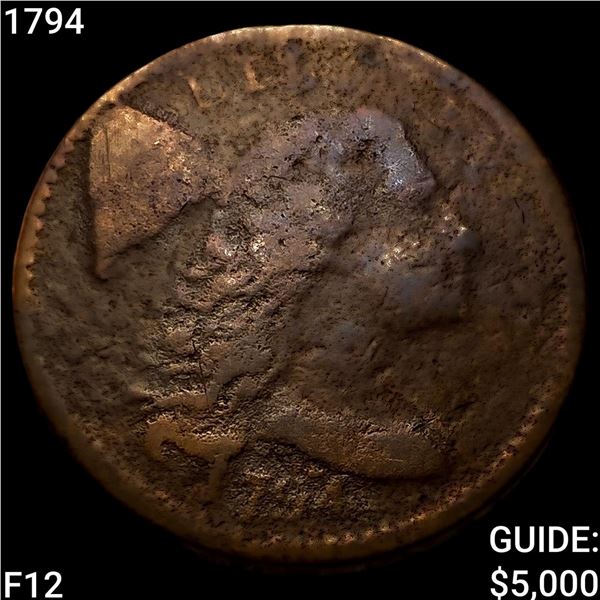 1794 Liberty Cap Large Cent NICELY CIRCULATED