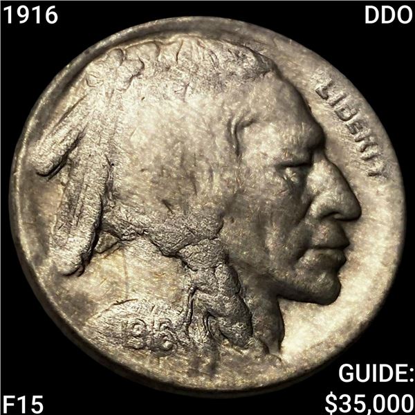 1916 DDO Buffalo Nickel NICELY CIRCULATED