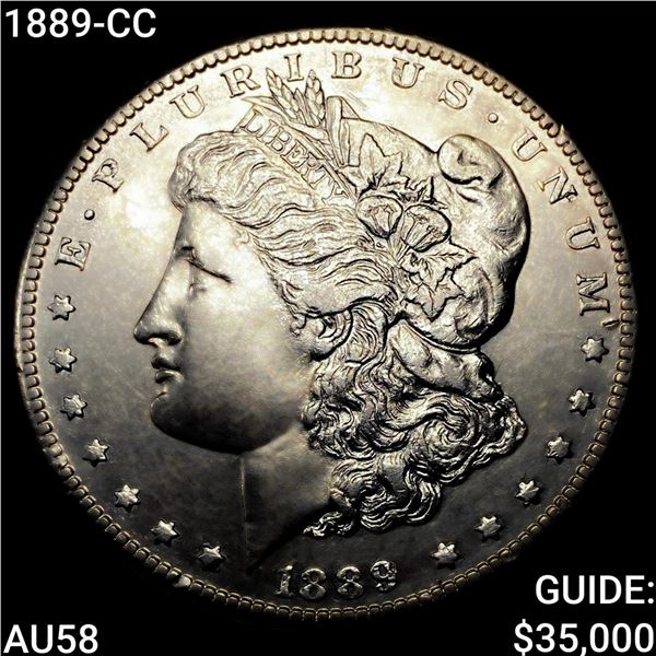 1889-CC Morgan Silver Dollar CHOICE AU