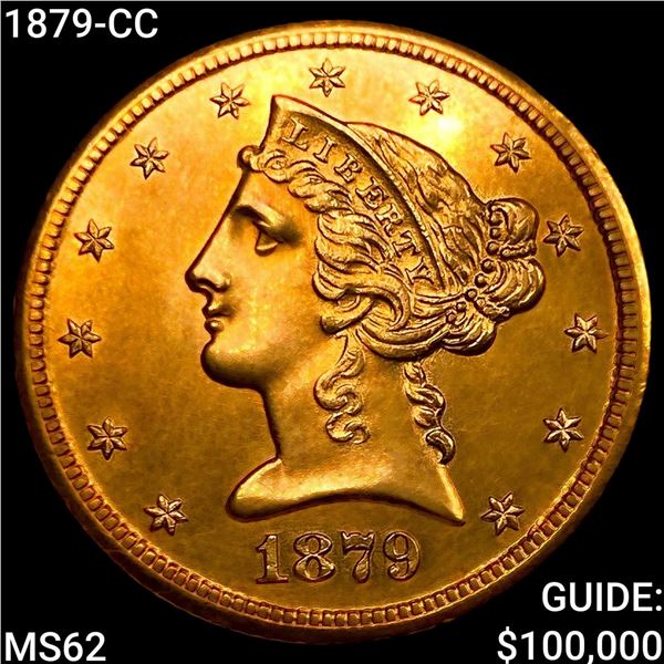 1879-CC $5 Gold Half Eagle UNCIRCULATED