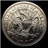 Image 2 : 1853 Arrows Rays Seated Liberty Quarter CHOICE BU