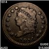 Image 1 : 1814 Classic Head Large Cent CLOSELY UNCIRCULATED