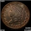 Image 1 : 1809 Classic Head Large Cent ABOUT UNCIRCULATED