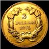 Image 2 : 1874 $3 Gold Piece UNCIRCULATED
