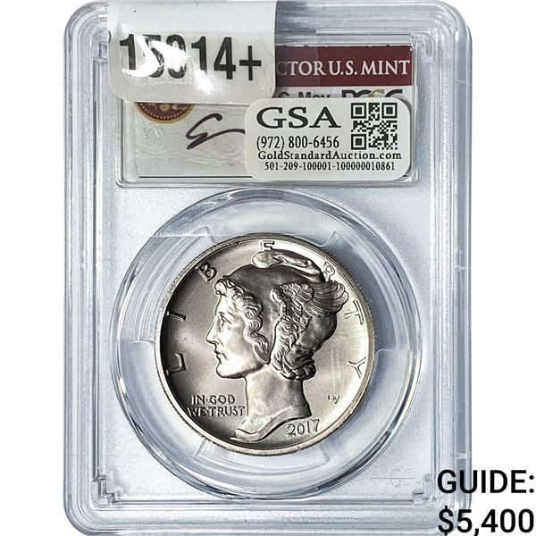 2017 $25 Palladium American Eagle 1oz PCGS MS69