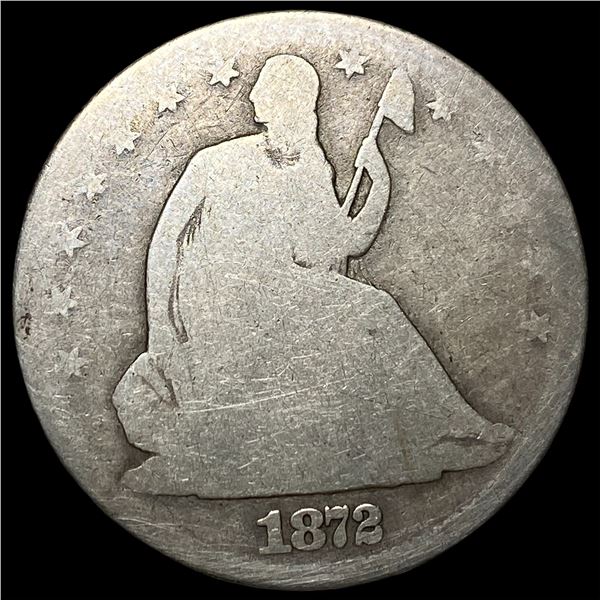 1872-CC Silver Half Dollar NICELY CIRCULATED