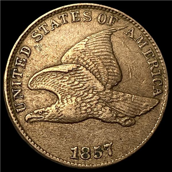 1857 Flying Eagle Cent CHOICE AU