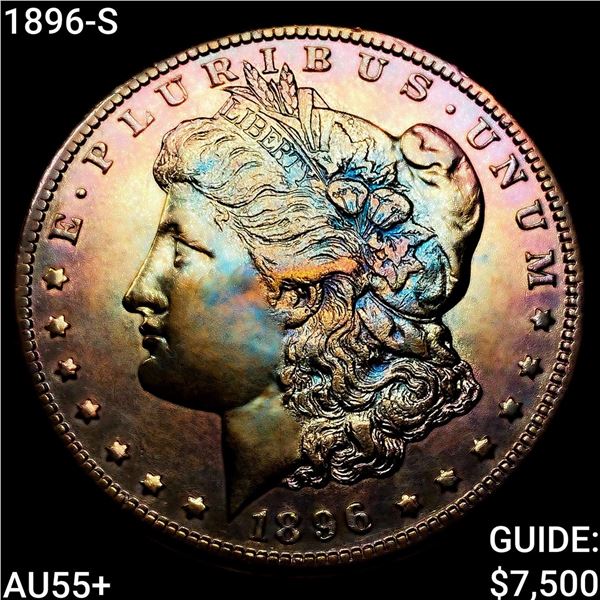 1896-S Morgan Silver Dollar HIGH GRADE+