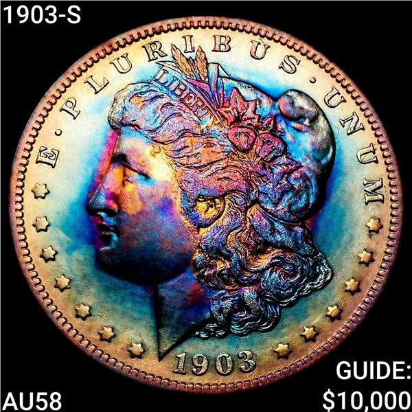 1903-S Morgan Silver Dollar CHOICE AU