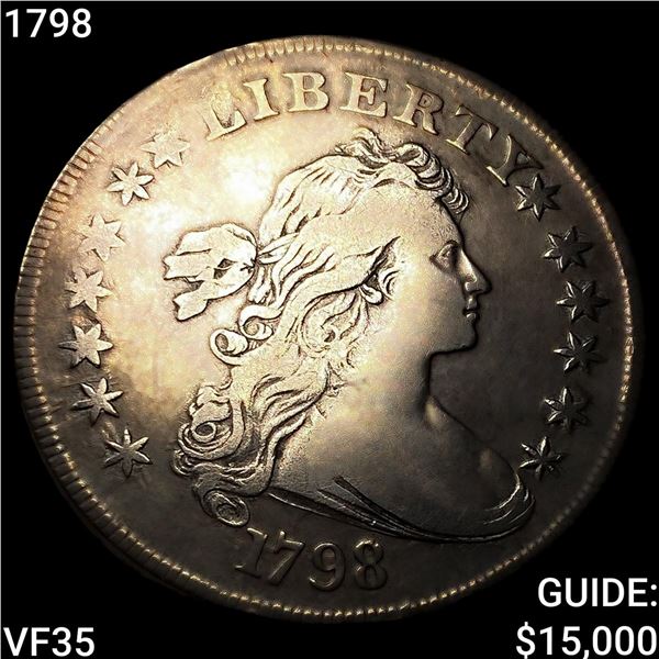 1798 Draped Bust Dollar ABOUT UNCIRCULATED