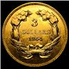 Image 2 : 1864 $3 Gold Piece UNCIRCULATED