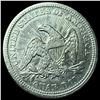 Image 2 : 1853 Arrows & Rays Silver Seated Liberty  Quarter CLOSELY UNCIRCULATED