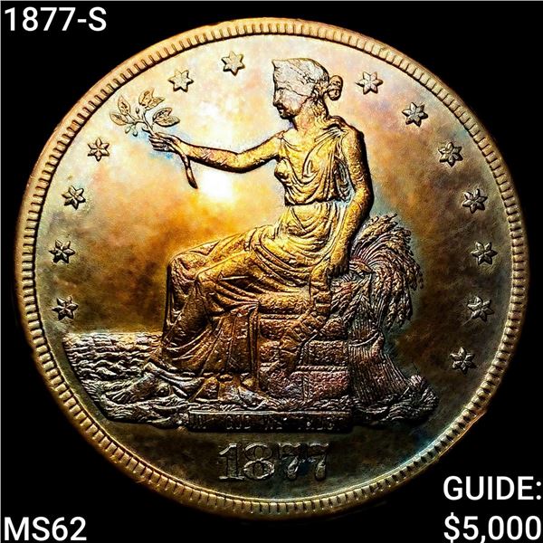 1877-S Silver Trade Dollar UNCIRCULATED