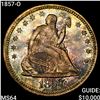 Image 1 : 1857-O Seated Liberty Quarter CHOICE BU