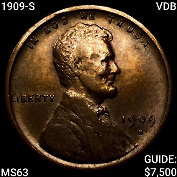 1909-S VDB Wheat Cent CHOICE BU