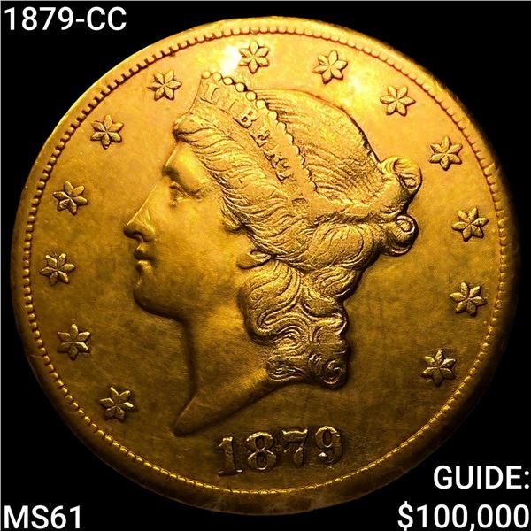 1879-CC $20 Gold Double Eagle UNCIRCULATED