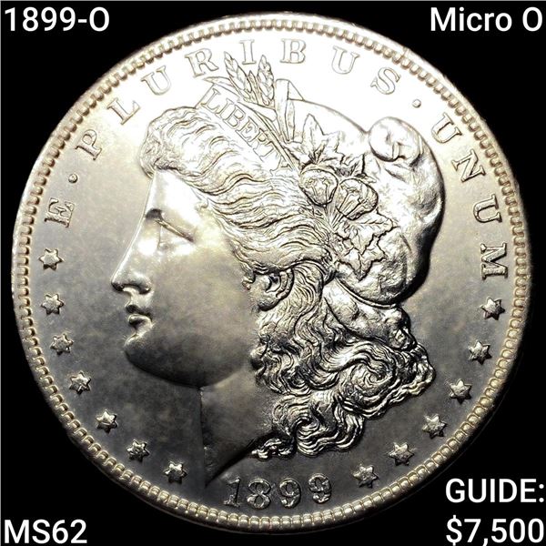 1899-O Micro O Morgan Silver Dollar UNCIRCULATED