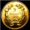 Image 2 : 1879 $3 Gold Piece CHOICE BU PL
