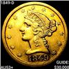 Image 1 : 1849-D $5 Gold Half Eagle CLOSELY UNCIRCULATED+