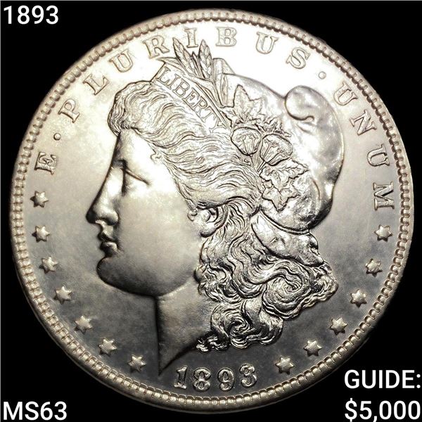 1893 Morgan Silver Dollar CHOICE BU
