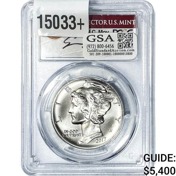 2017 $25 Palladium American Eagle 1oz PCGS MS69