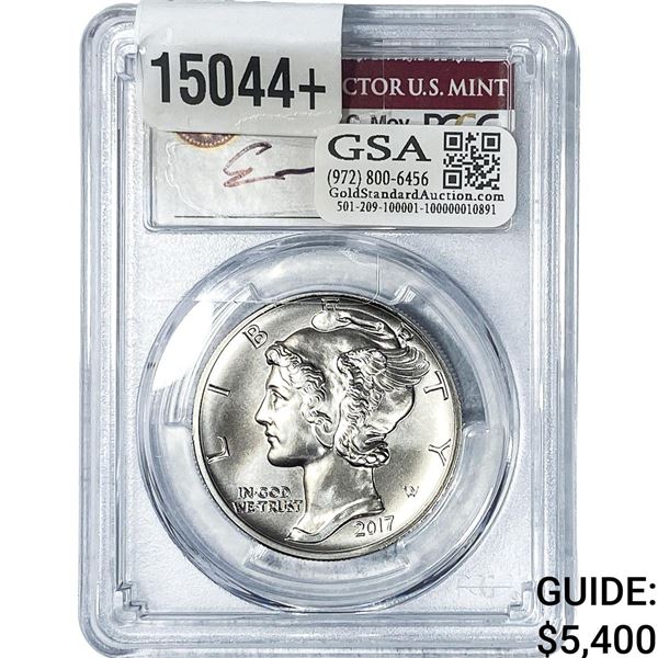 2017 $25 Palladium American Eagle 1oz PCGS MS69