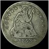 Image 1 : 1853 Arrows/Rays Seated Liberty Quarter  NICELY CIRCULATED