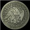 Image 2 : 1853 Arrows/Rays Seated Liberty Quarter  NICELY CIRCULATED