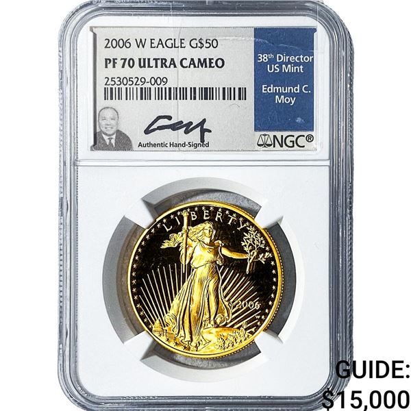 2026-W 1oz Gold $50 American Eagle NGC PF70 Ultra Cameo