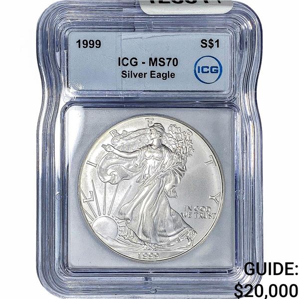 1999 Silver Eagle ICG MS70