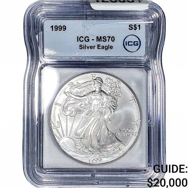 1999 Silver Eagle ICG MS70