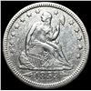 Image 1 : 1853 Arrows & Rays Silver Seated Liberty  Quarter UNCIRCULATED