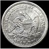 Image 2 : 1853 Arrows & Rays Silver Seated Liberty  Quarter UNCIRCULATED