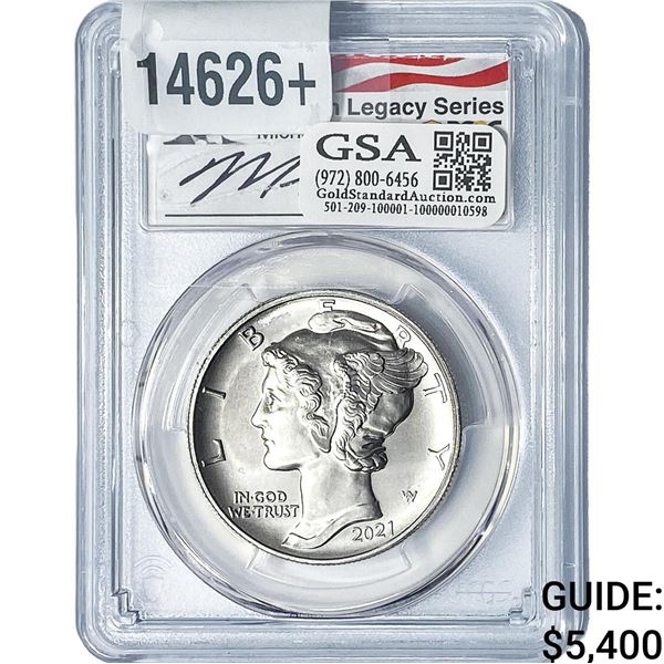 2021 $25 1oz Palladium American Eagle PCGS MS69