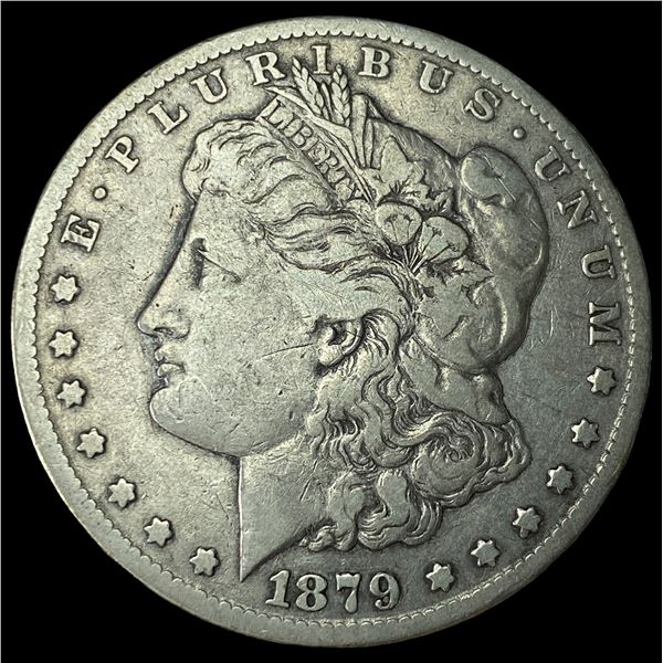 1879-CC Silver Morgan Dollar NEARLY  UNCIRCULATED